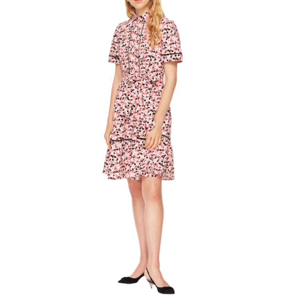 Kate Spade Small Blooms Poplin Dress New Size 2